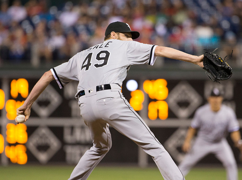 Chris Sale picked up his first 1,244 strikeouts with the Chicago White Sox