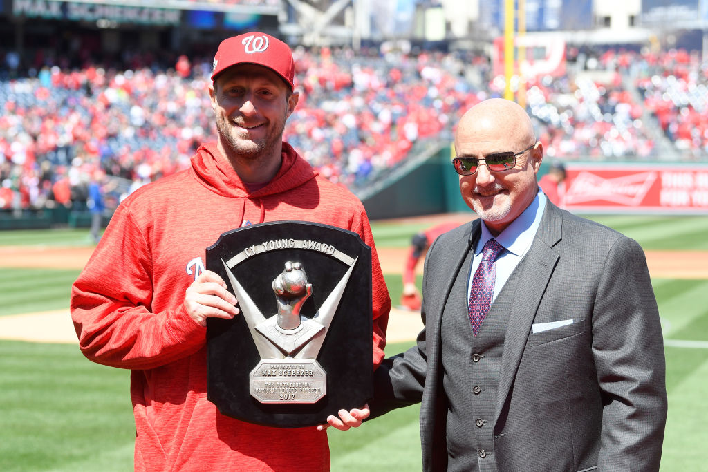 Max Scherzer won his second career Cy Young Award with the Nationals in 2017