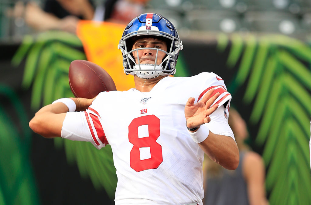 Daniel Jones is the QB of the future for the Giants, but owner John Mara is in no rush to see him play.