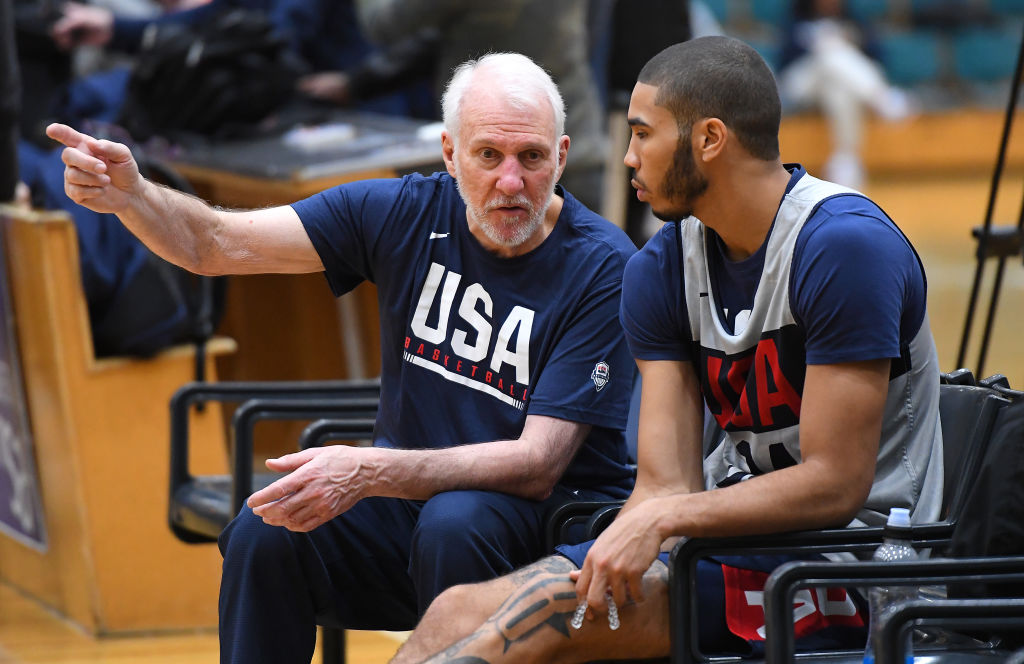 Gregg Popovich loves coaching Team USA at the FIBA World Cup.