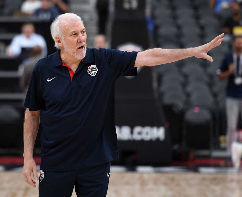 Gregg Popovich loves coaching Team USA at the FIBA World Cup.