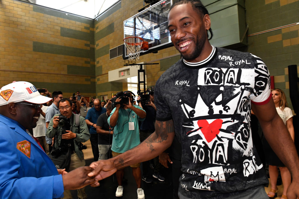 Kawhi Leonard had a nasty split from the Spurs, and he apparently has no love lost for his former franchise