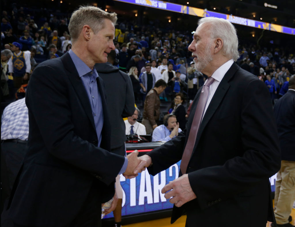 NBA: Warriors Coach Steve Kerr gives Gregg Popovich, Spurs High Praise