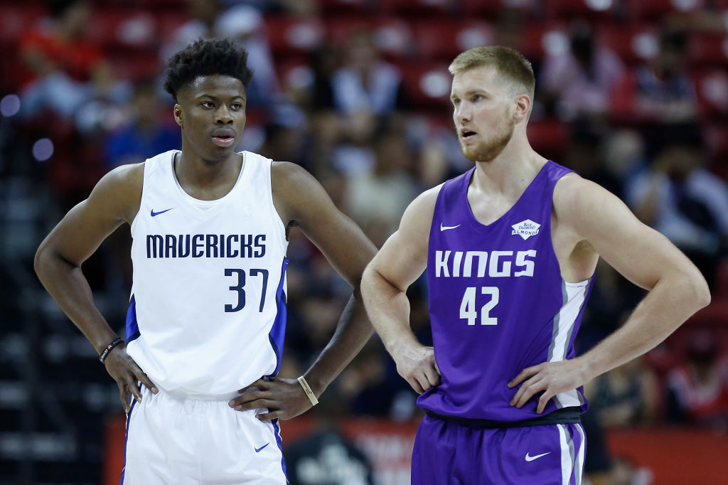 Kostas Antetokounmpo (left) is starting his NBA journey hoping to live up to older brother Giannis Antetokounmpo.