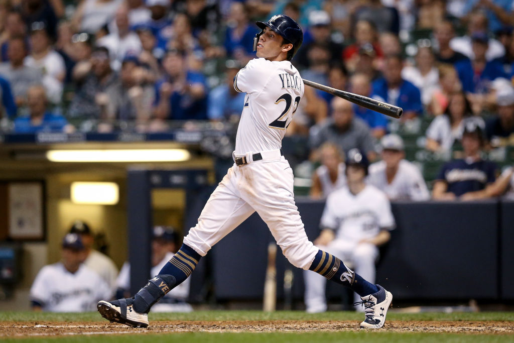 Brewers slugger Christian Yelich keeps swatting home runs during the MLB power surge of 2019.