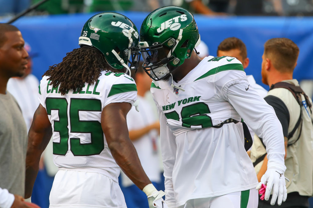 New York Jets Le'Veon Bell offensive line