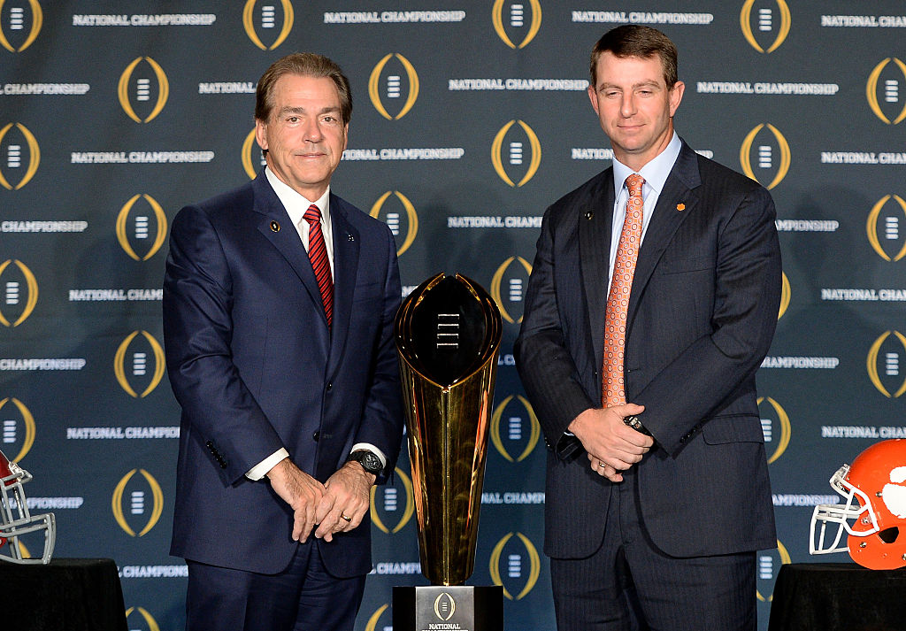 Nick Saban and Dabo Sweeney