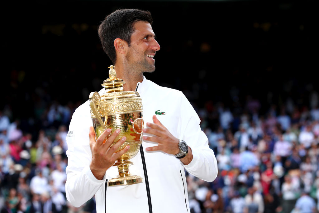 How much Novak Djokovic earned at Wimbledon 2019