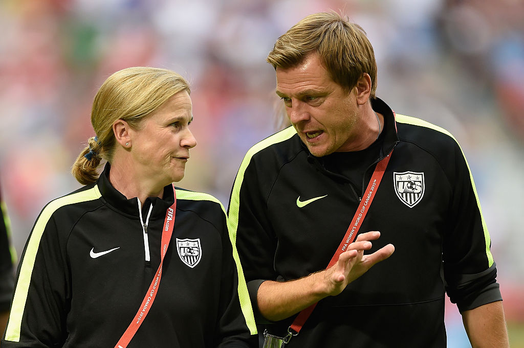 Now that Jill Ellis (left) is done coaching the U.S. Women's Soccer team, will Tony Gustavsson replace her?