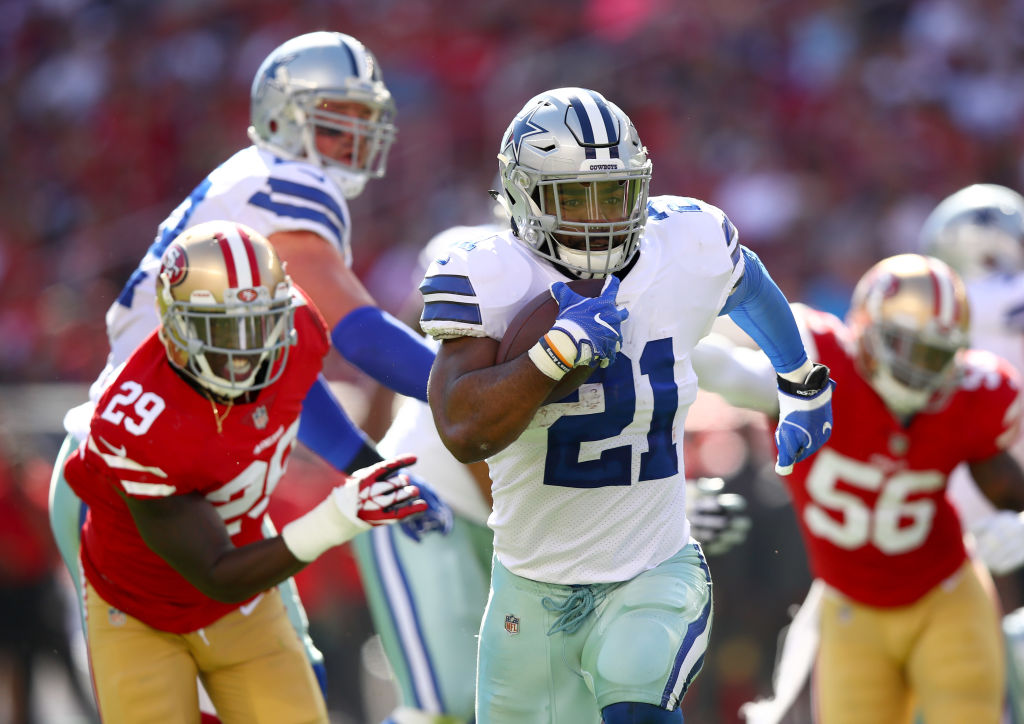 Adding Ezekiel Elliott would make life easier on 49ers quarterback Jimmy Garoppolo.