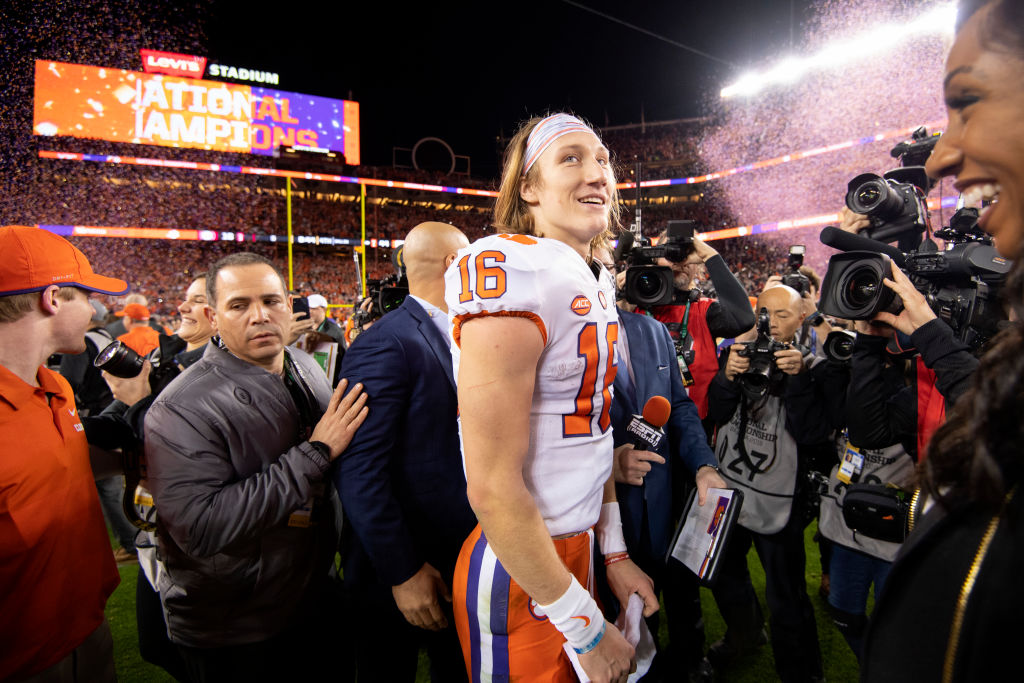 Clemson quarterback Trevor Lawrence