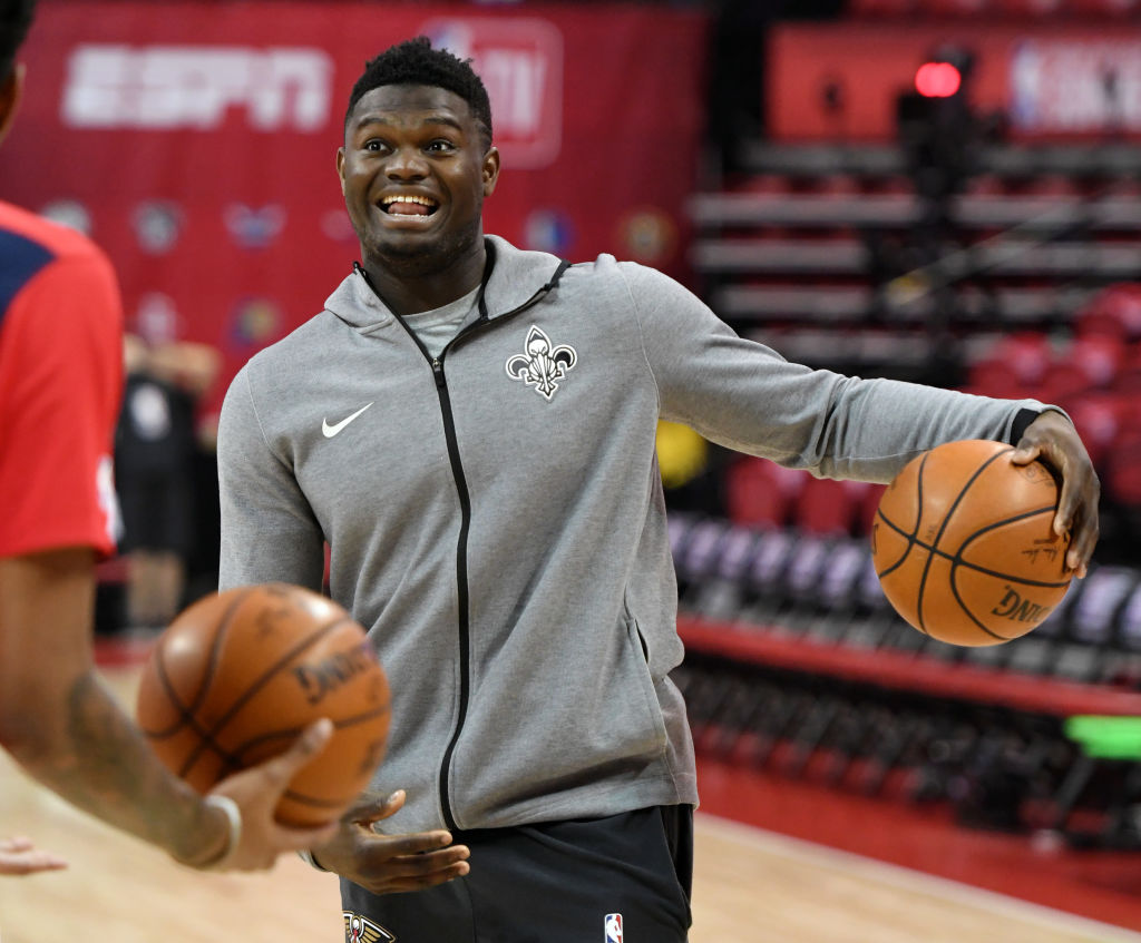 NBA rookie Zion Williamson is a physical marvel, and he's still growing.