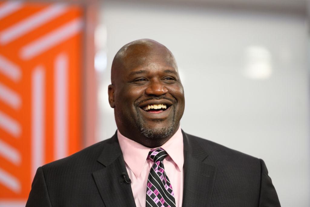 Close up shot of Shaquille O'Neal