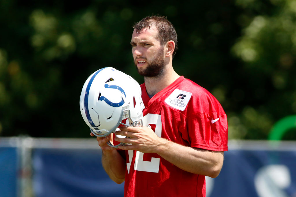Former Colts quarterback Andrew Luck retirement could have an impact on off-injured Cam Newton