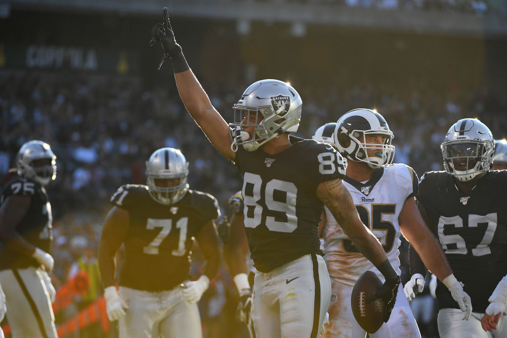 Antonio Brown leaving the Oakland Raiders helped Keelan Doss (center) return there.