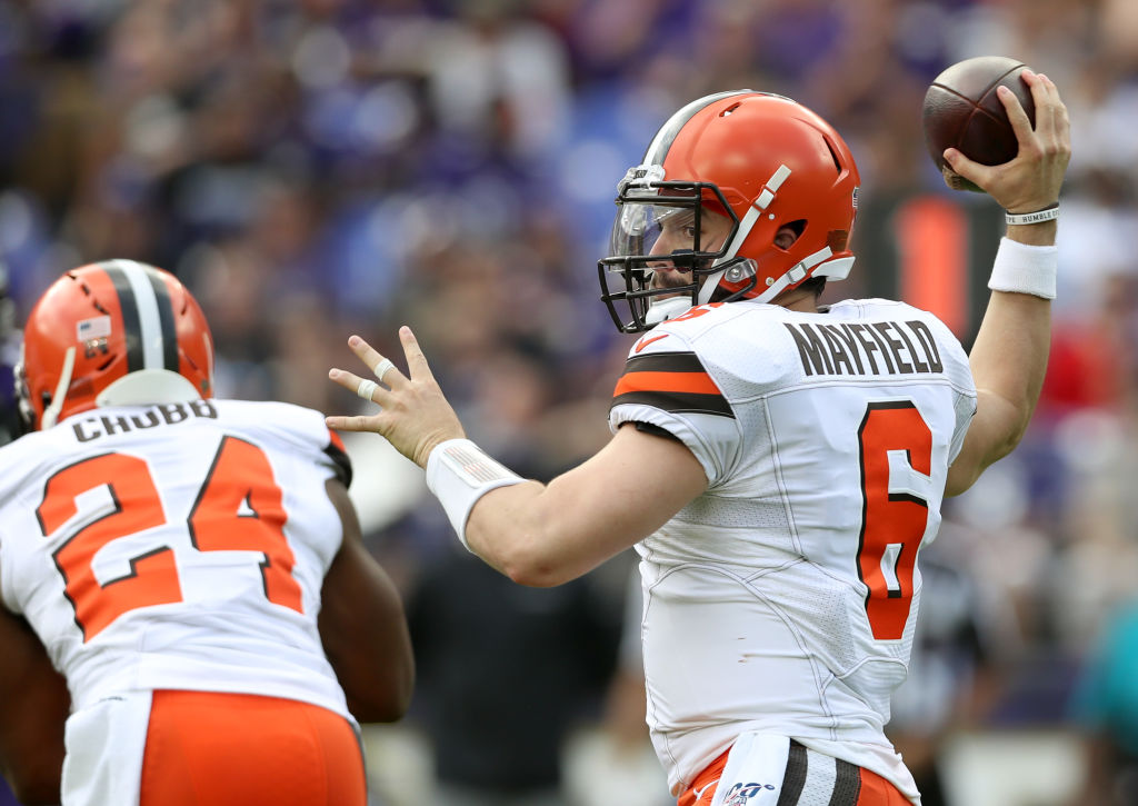 Browns quarterback Baker Mayfield