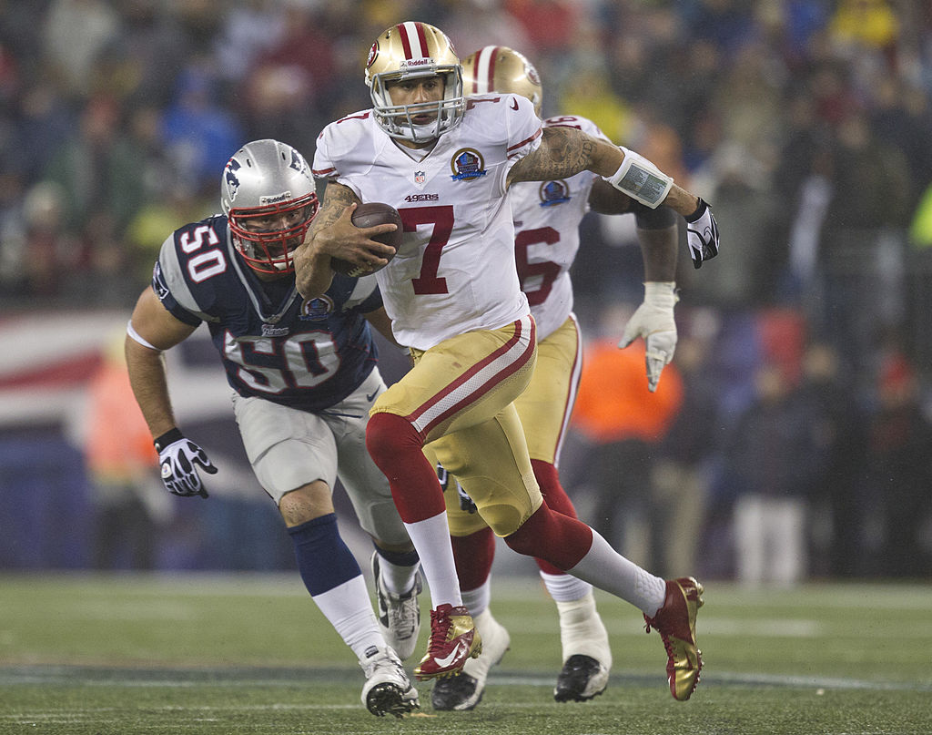 Colin Kaepernick had several stellar NFL games with the 49ers.