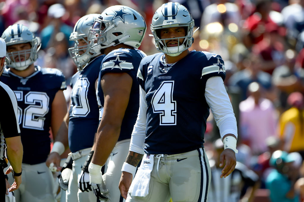 Cowboys quarterback Dak Prescott