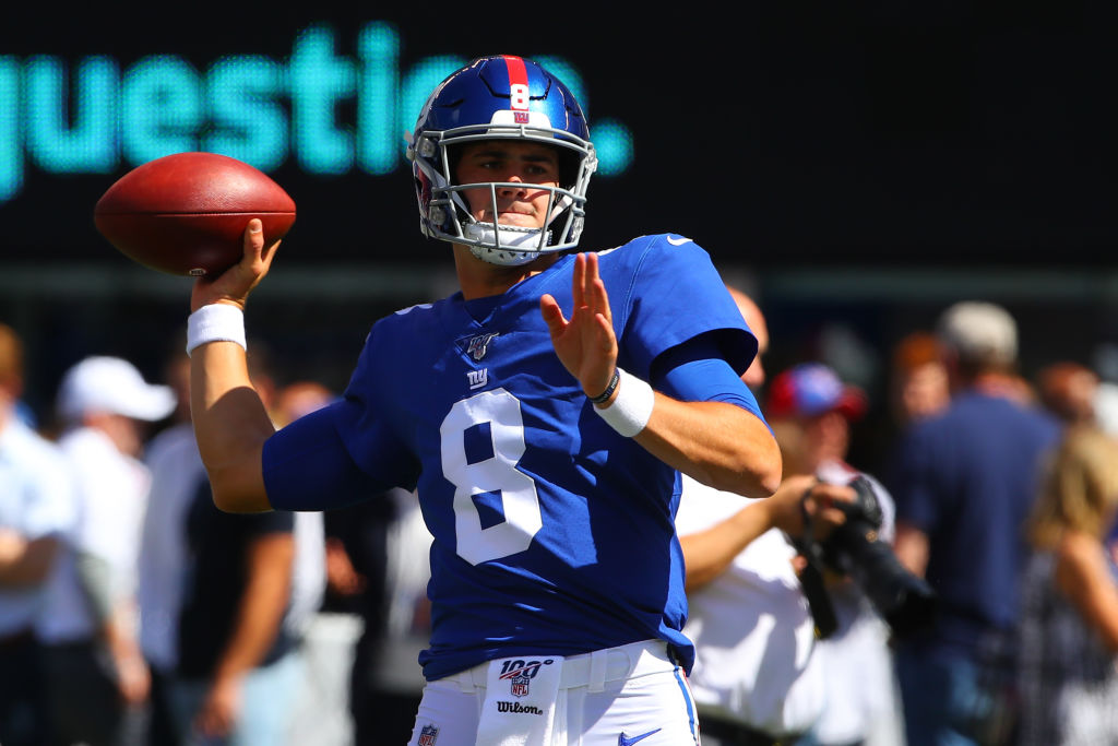 New York Giants quarterback Daniel Jones