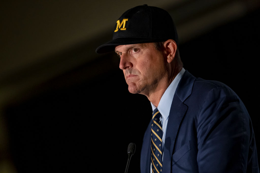 Michigan Wolverines head coach Jim Harbaugh