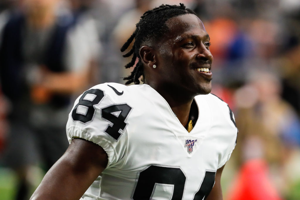 Oakland Raiders wide receiver Antonio Brown
