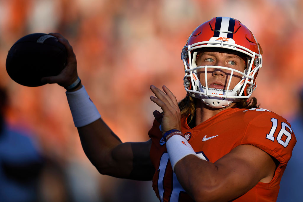 Trevor Lawrence and the Clemson Tigers might have something to say about Hocker's guarantee
