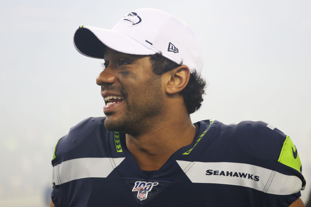 Russell Wilson #3 of the Seattle Seahawks