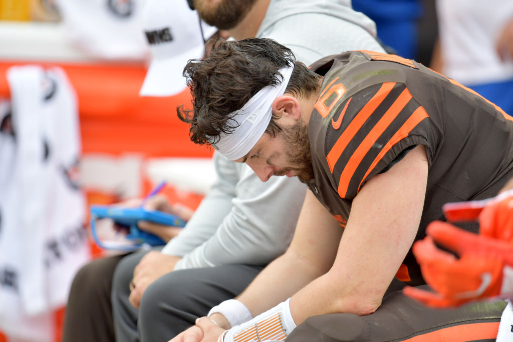 Quarterback Baker Mayfield #6 of the Cleveland Browns