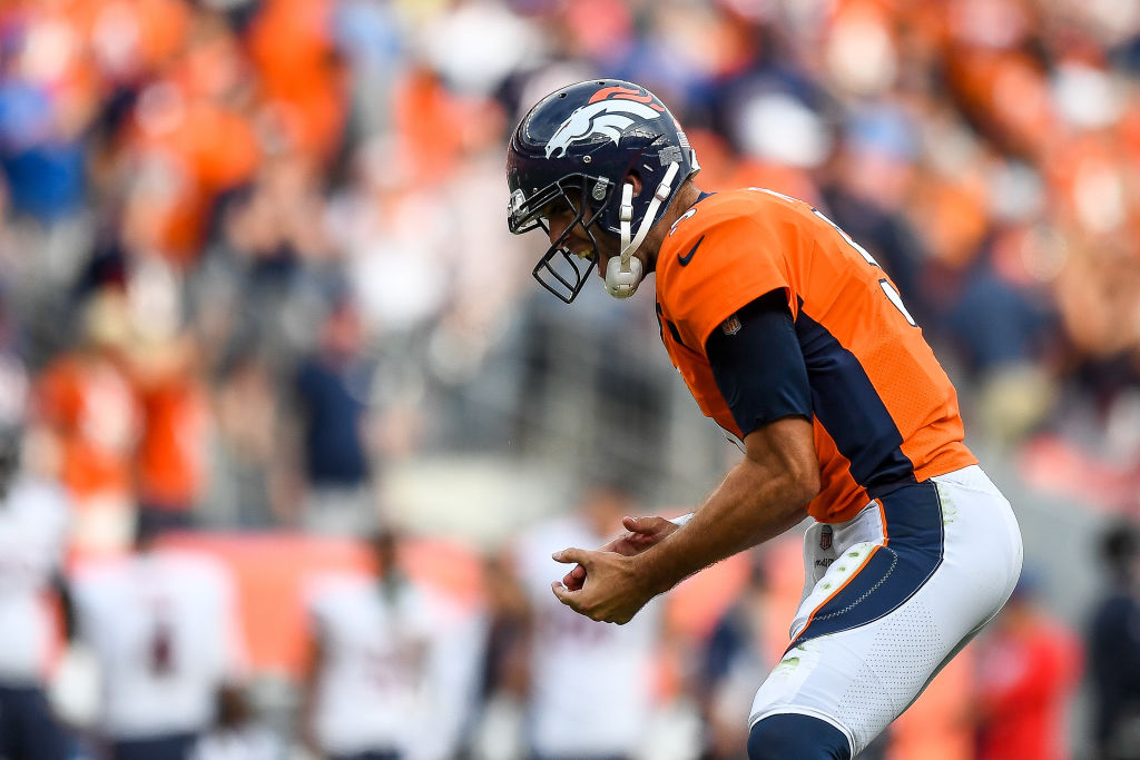 Joe Flacco was fired up after a late fourth-quarter touchdown, but the Broncos still lost the game