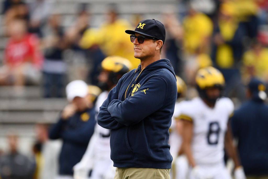 Jim Harbaugh had no answers against the Wisconsin Badgers