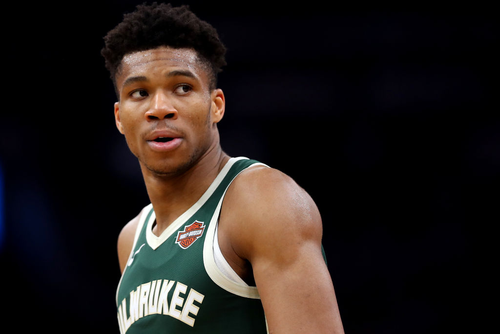 Bucks forward Giannis Antetokounmpo
