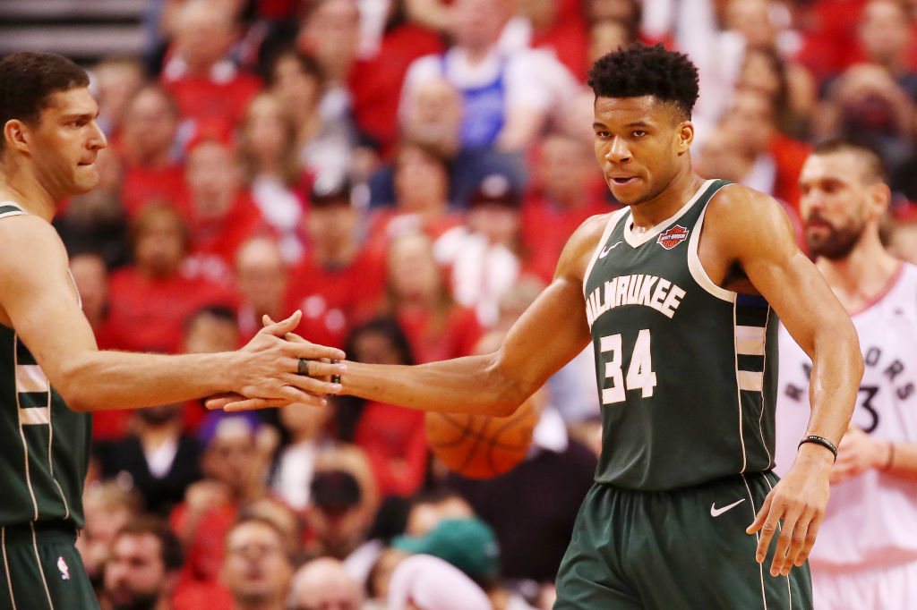 Bucks forward Giannis Antetokounmpo