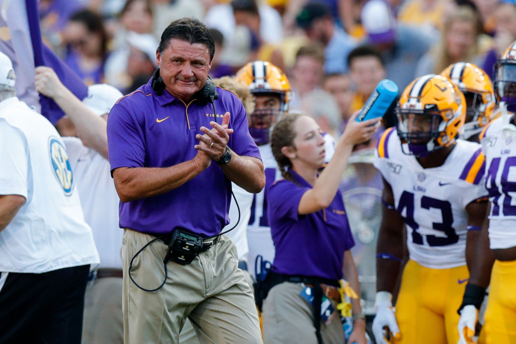 LSU might be legitimate and perennial College Football Playoff contenders with Ed Orgeron leading the way.