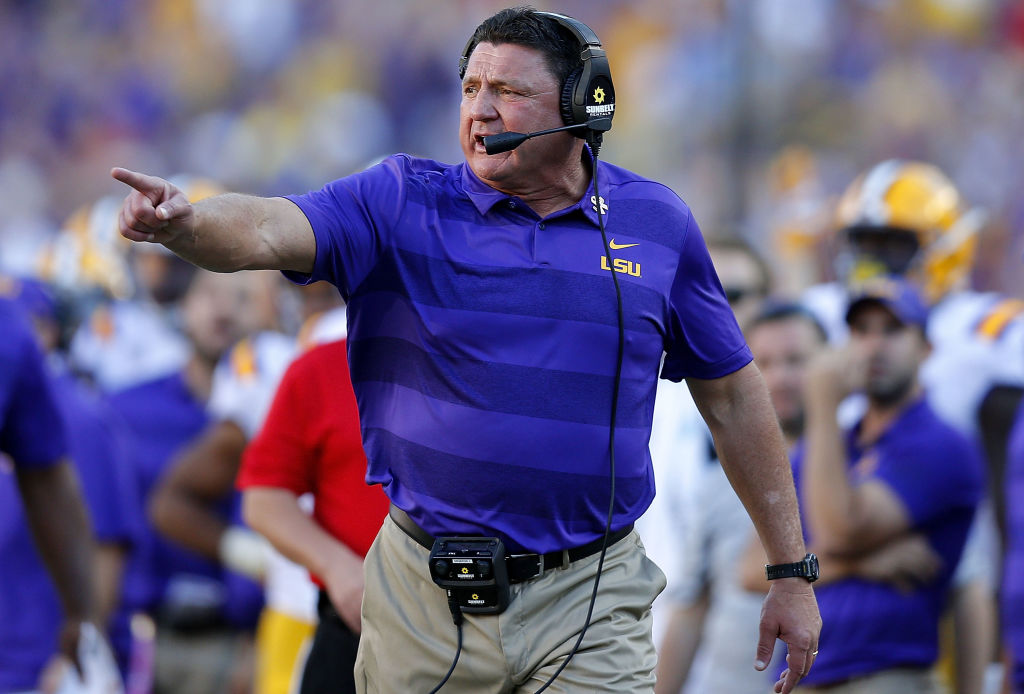 LSU might be legitimate and perennial College Football Playoff contenders with Ed Orgeron leading the way.