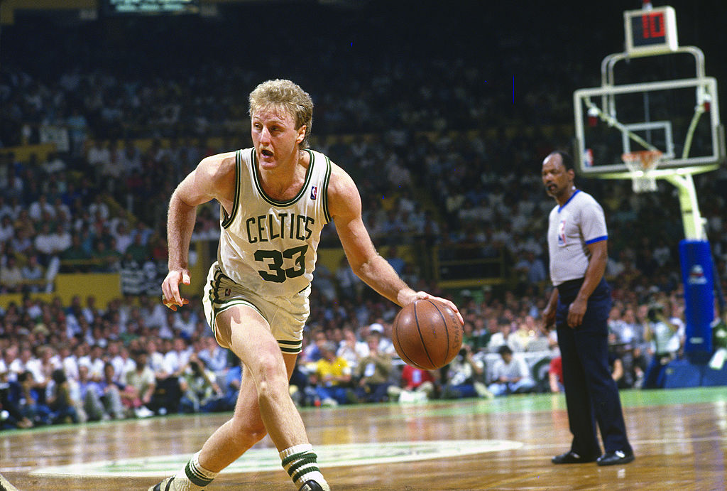 Celtics legend Larry Bird was not pleased when a mural artist added tattoos to his image.