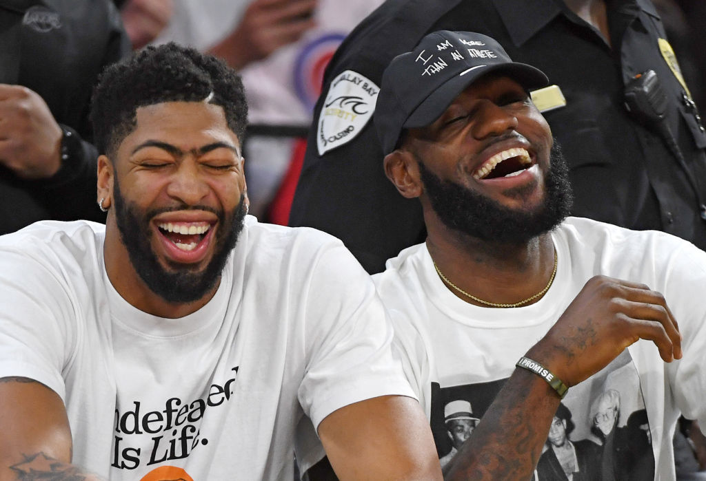 Anthony Davis and LeBron James hope the good times roll on the court as well