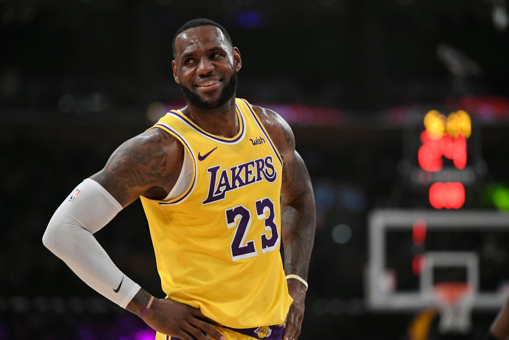 Lakers forward LeBron James