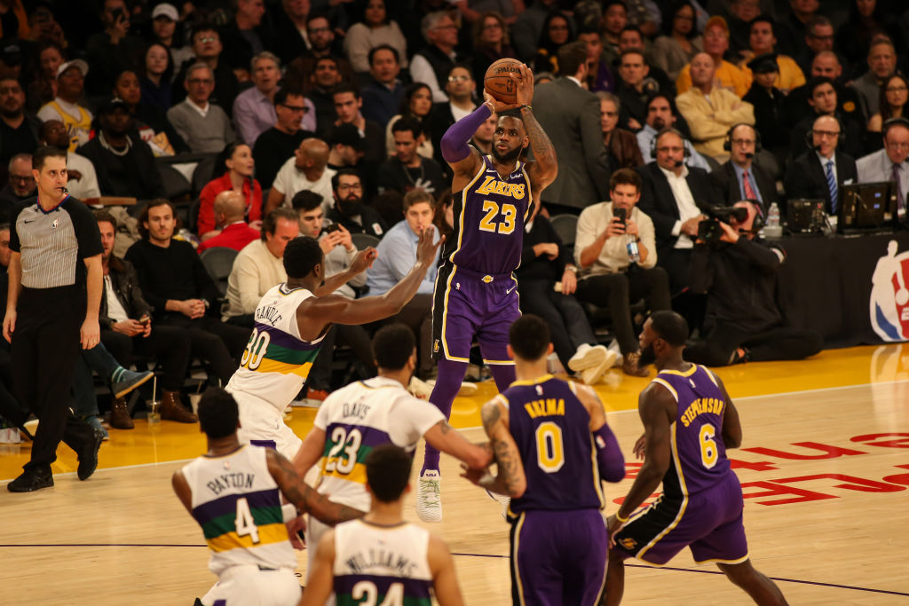 LeBron James could significantly move up the NBA rankings in several stat categories, including 3-pointers.