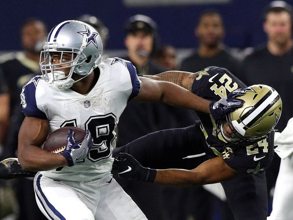 Amari Cooper (left) and the Cowboys face the Saints in one of the marquee matchups in Week 4 of the 2019 NFL season.