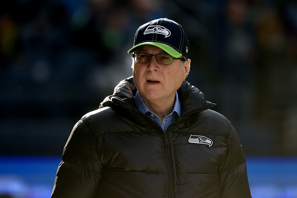 The late Paul Allen, former owner of the Seattle Seahawks before his death