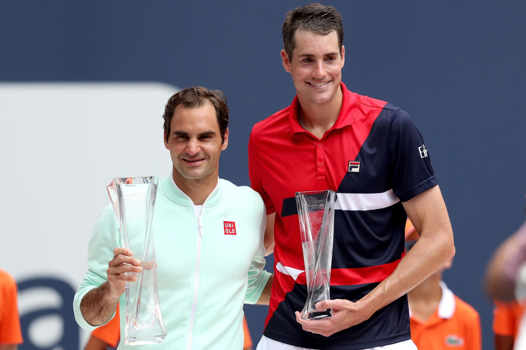 Tallest tennis player John Isner