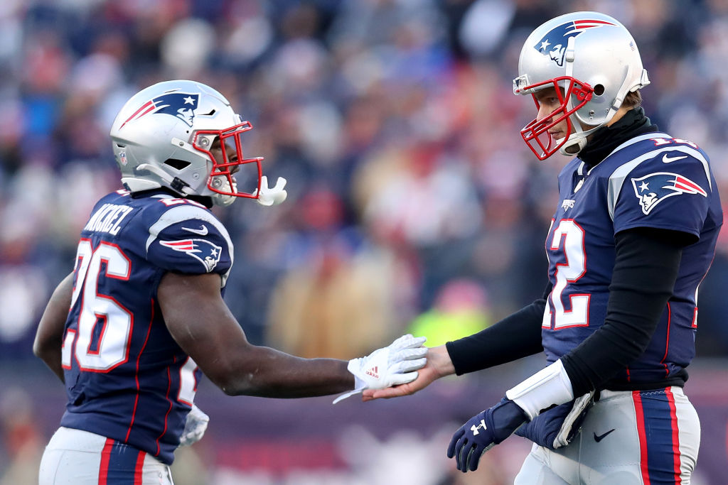 Sony Michel (left) might be the secret weapon for Tom Brady and the Patriots' high-powered offense.