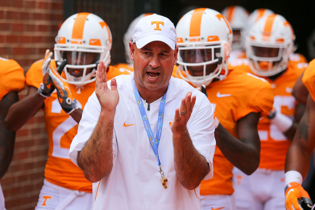 Tennessee head coach Jeremy Pruitt