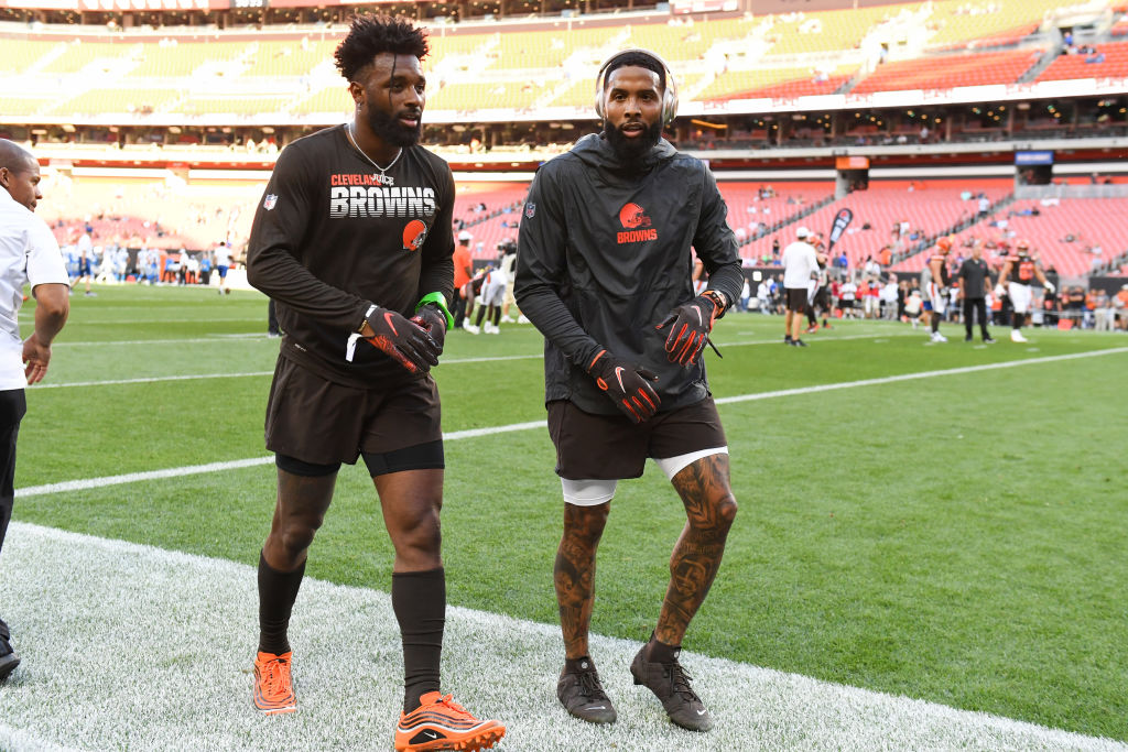 Cleveland Browns - Wide receivers Jarvis Landry #80 and Odell Beckham Jr.