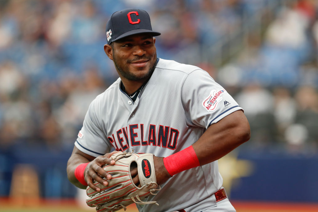 Yasiel Puig served a suspension shortly after his trade from the Reds to the Indians, and he made the most of his down time.