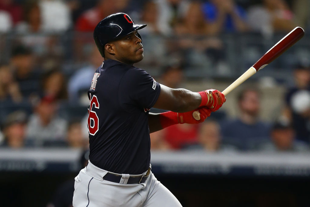 Yasiel Puig served a suspension shortly after his trade from the Reds to the Indians, and he made the most of his down time.