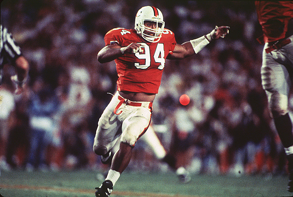 Dwayne "The Rock" Johnson is one of several NFL players who transitioned to pro wrestling in the WWE.