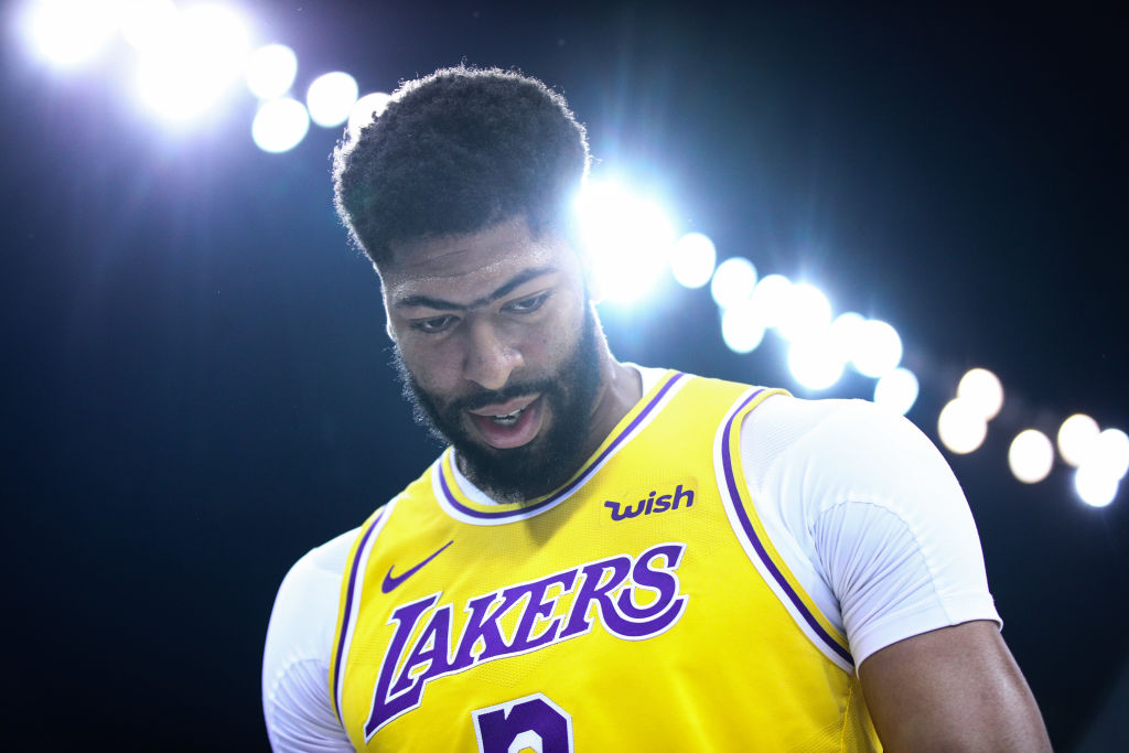 Anthony Davis of the Los Angeles Lakers