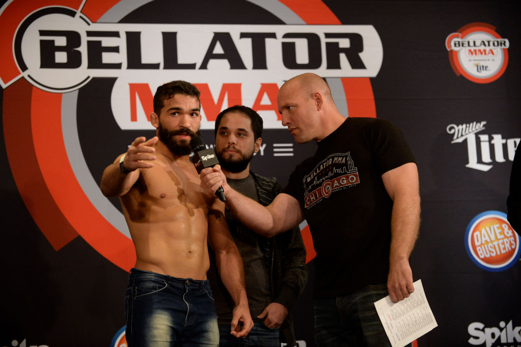Patricio Freire (left) is one of the best-paid fighters in Bellator, an MMA promotion similar to UFC.