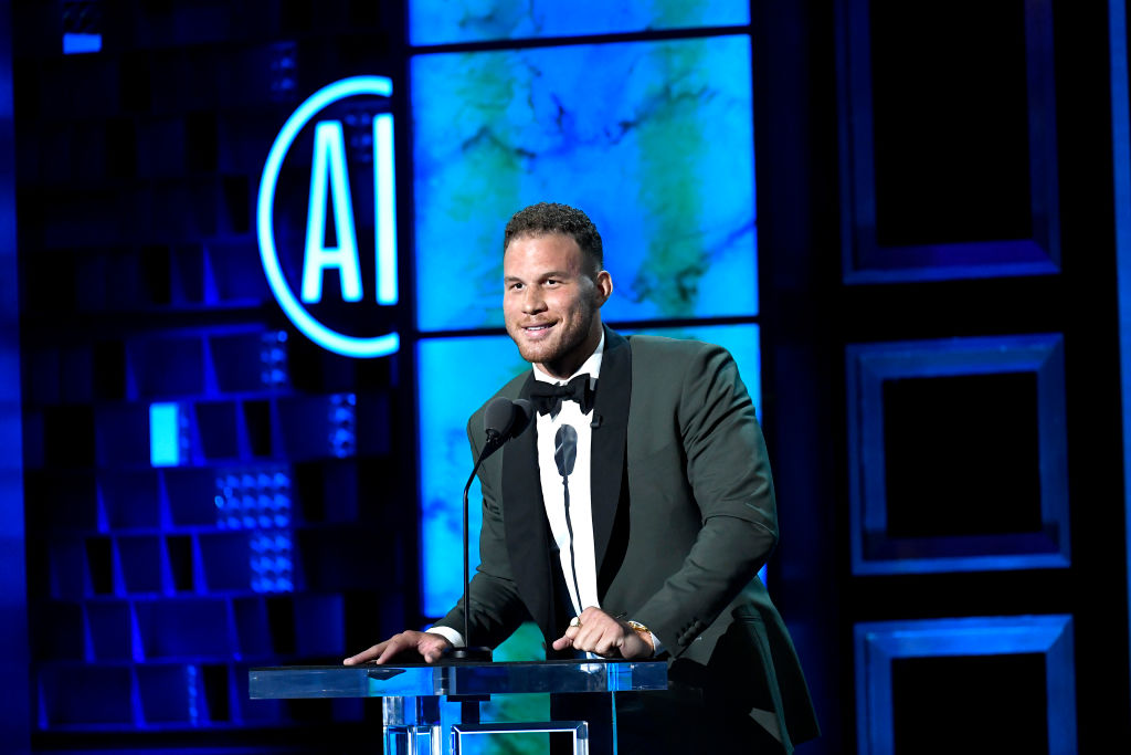 Blake Griffin during a Comedy Central Roast show
